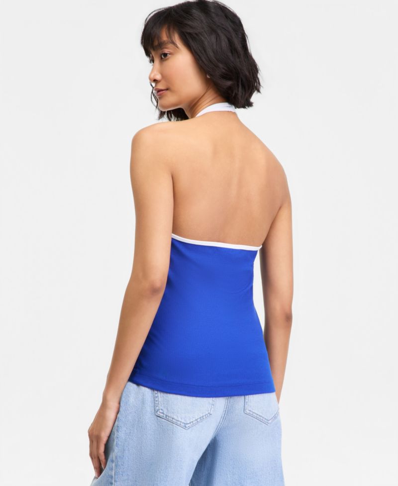 Women's V-Neck Halter Top