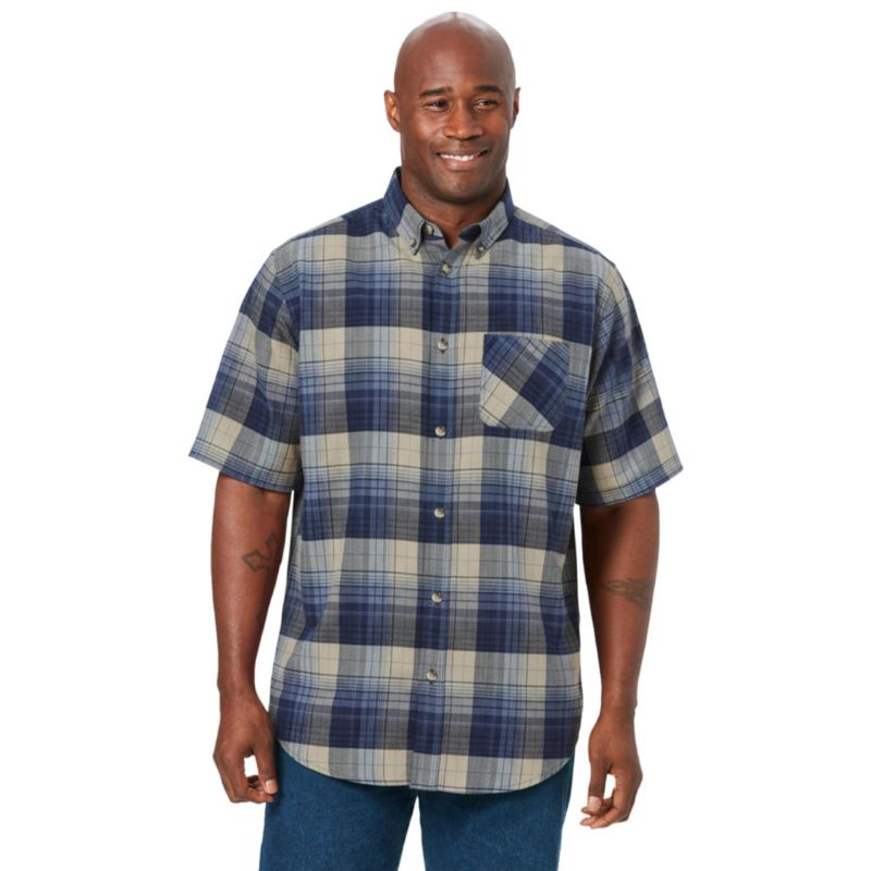 Men's Short Sleeve Flannel Shirt