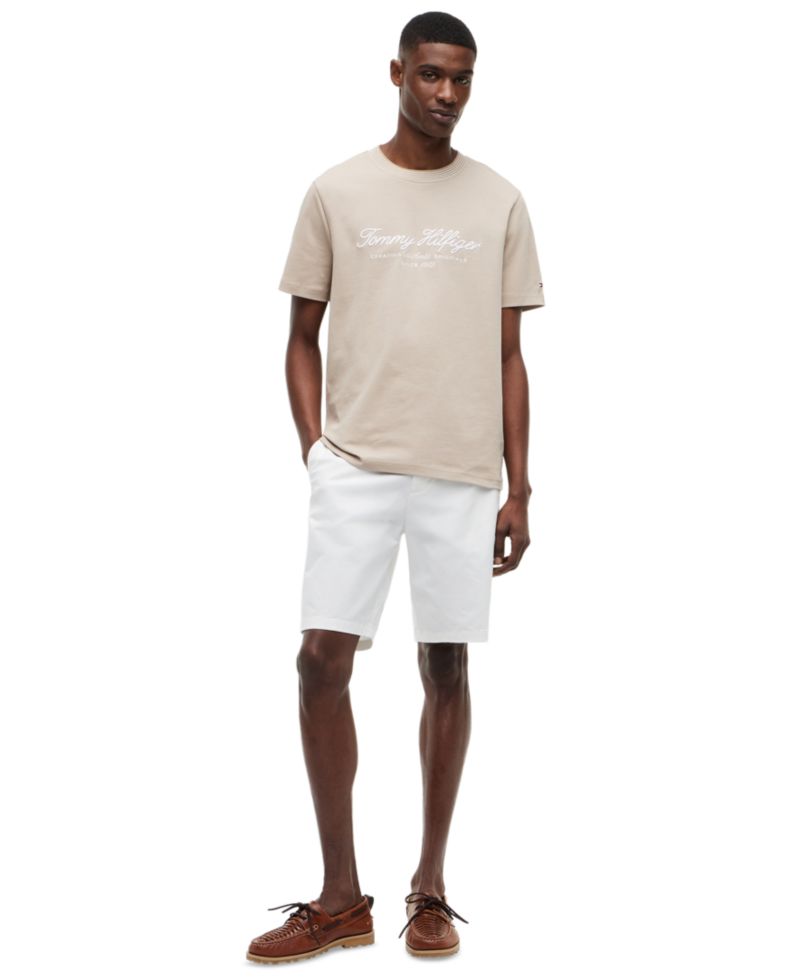 Men's Embroidery Script Logo T-Shirt