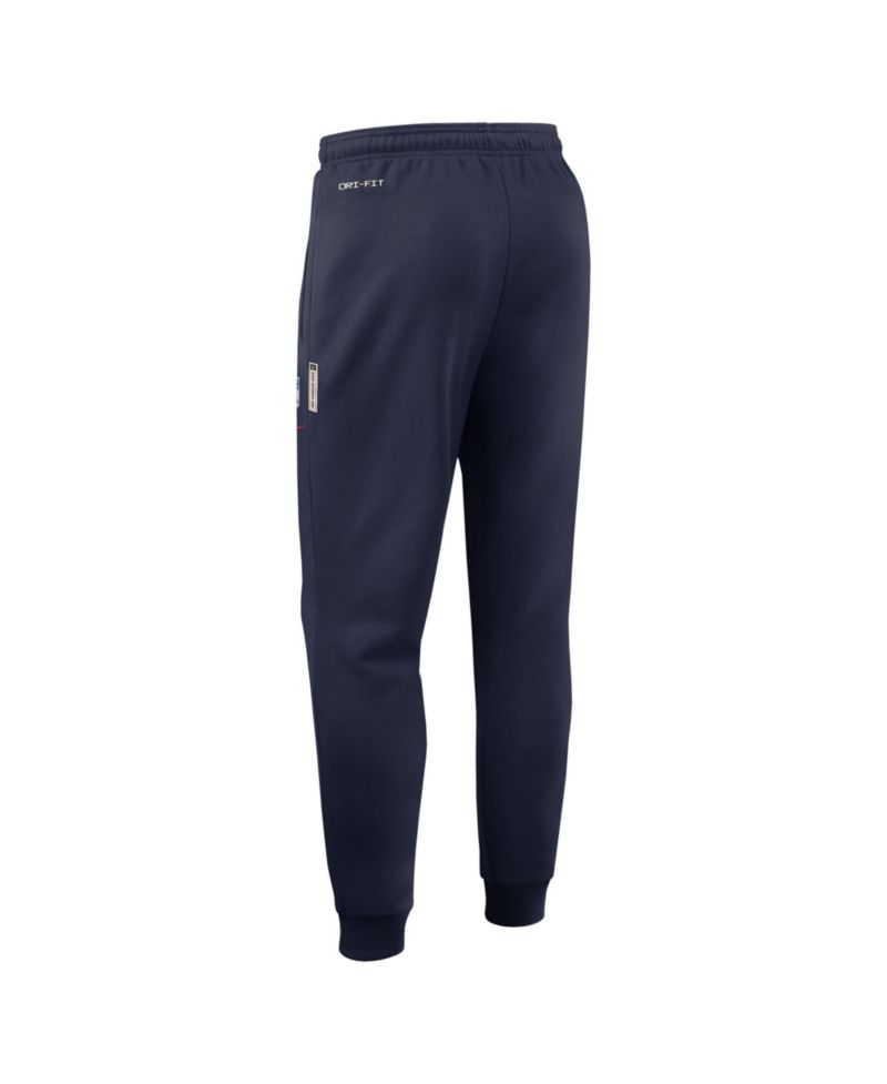 Men's Navy New England Patriots Sideline Standard Issue Dri-FIT Taper Pants