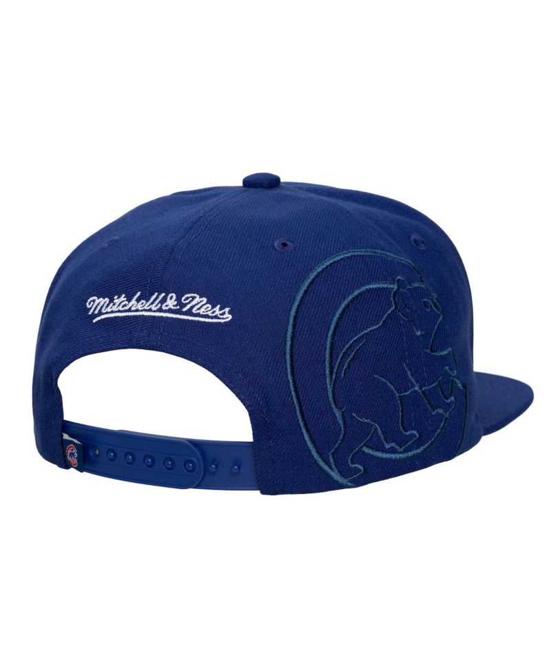 Men's and Women's Royal Chicago Cubs Side Logo Snapback Hat
