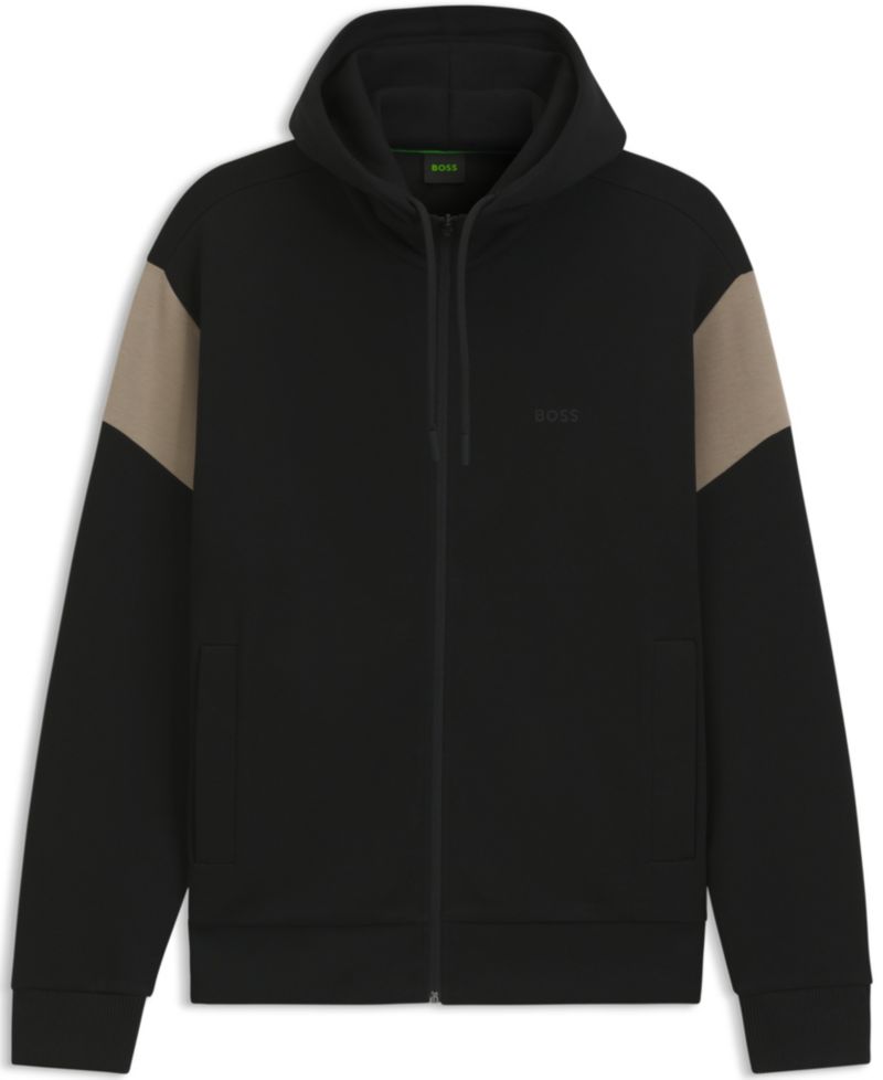 Men's Spacer Piqu&eacute; Regular-Fit Zip-Up Sweatshirt