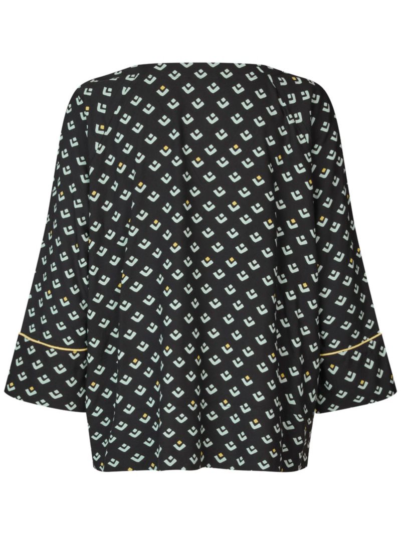 Women's Beniko V-Neck Printed Blouse