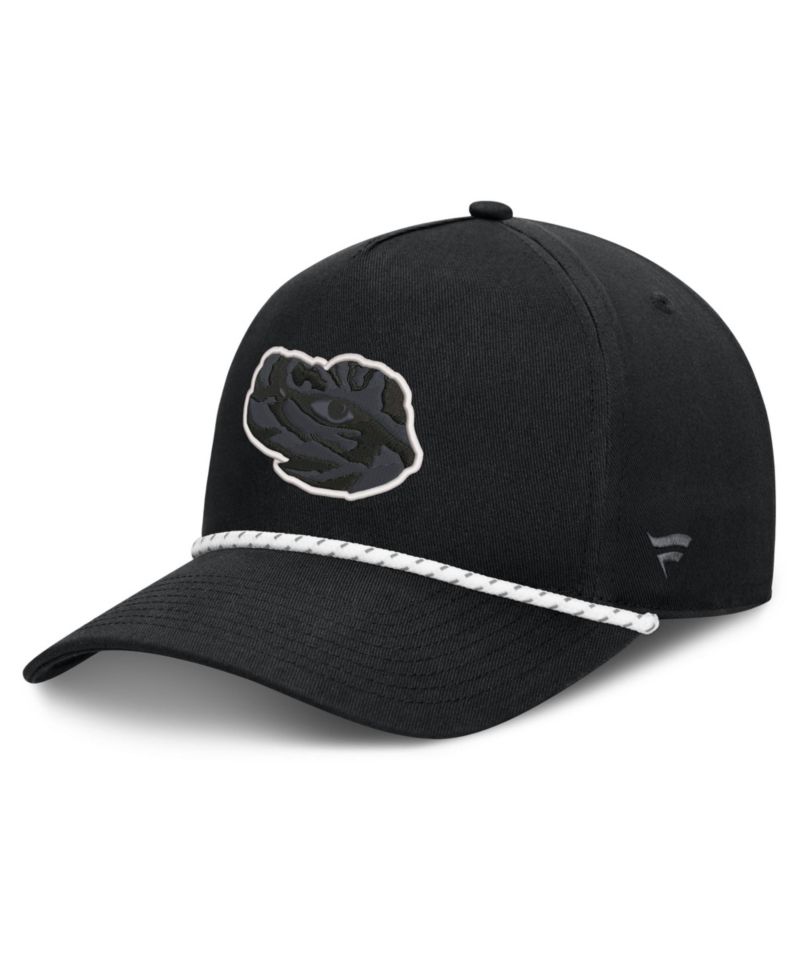 Men's Black LSU Tigers Undertone Rope Adjustable Hat