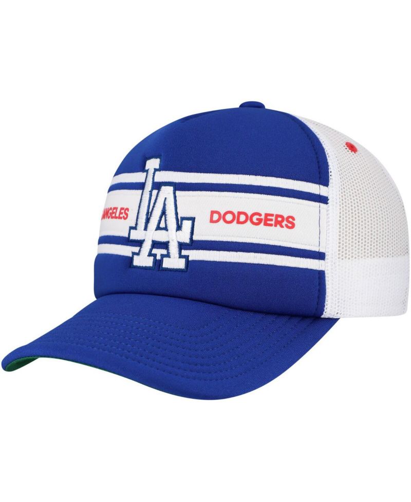 Men's Royal Los Angeles Dodgers Sideline Trucker Adjustable Hat