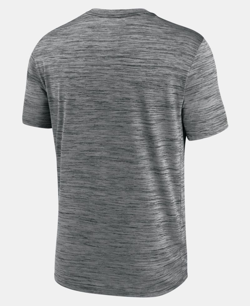 Men's Anthracite Ohio State Buckeyes Primetime Arch Logo Velocity Dri-FIT T-Shirt