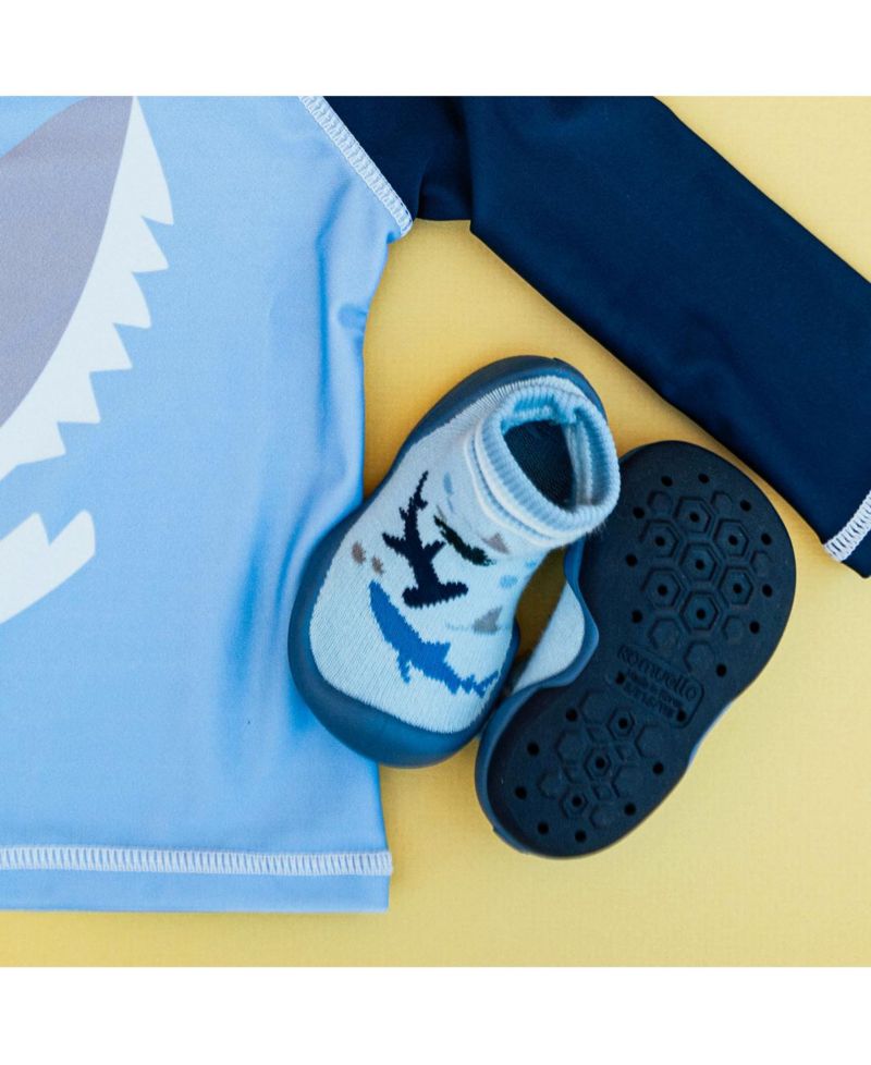 Baby Boys First Walk Sock Shoes Shark Tank