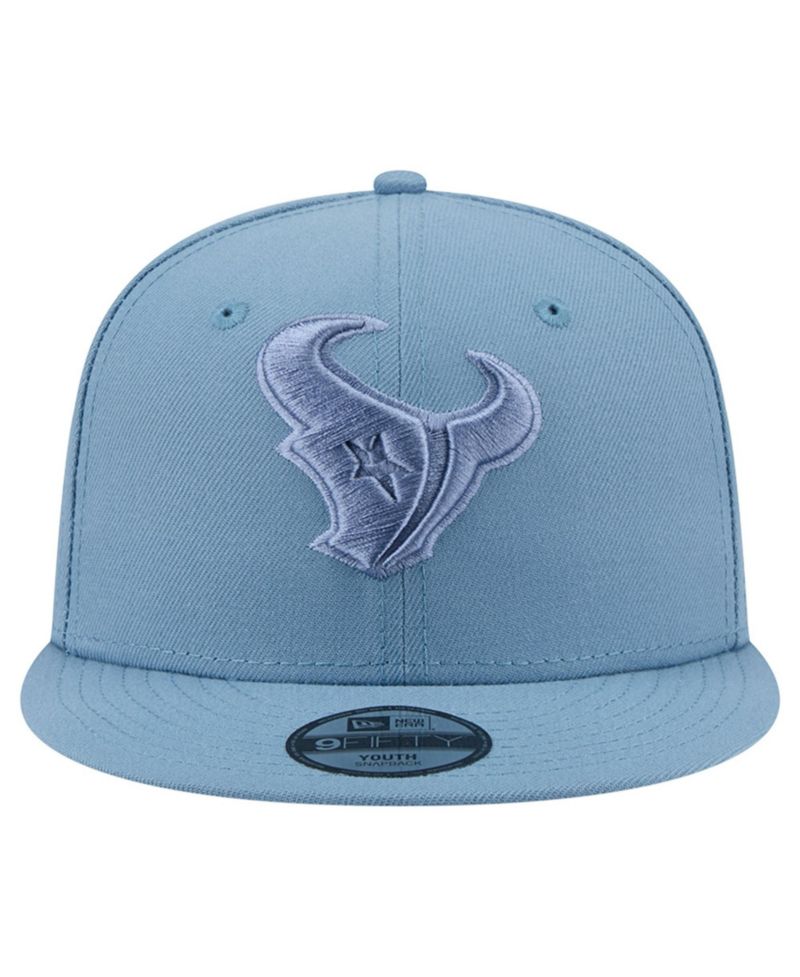 Big Boys and Girls Blue Houston Texans Color Pack A-Frame 9FIFTY Snapback Hat
