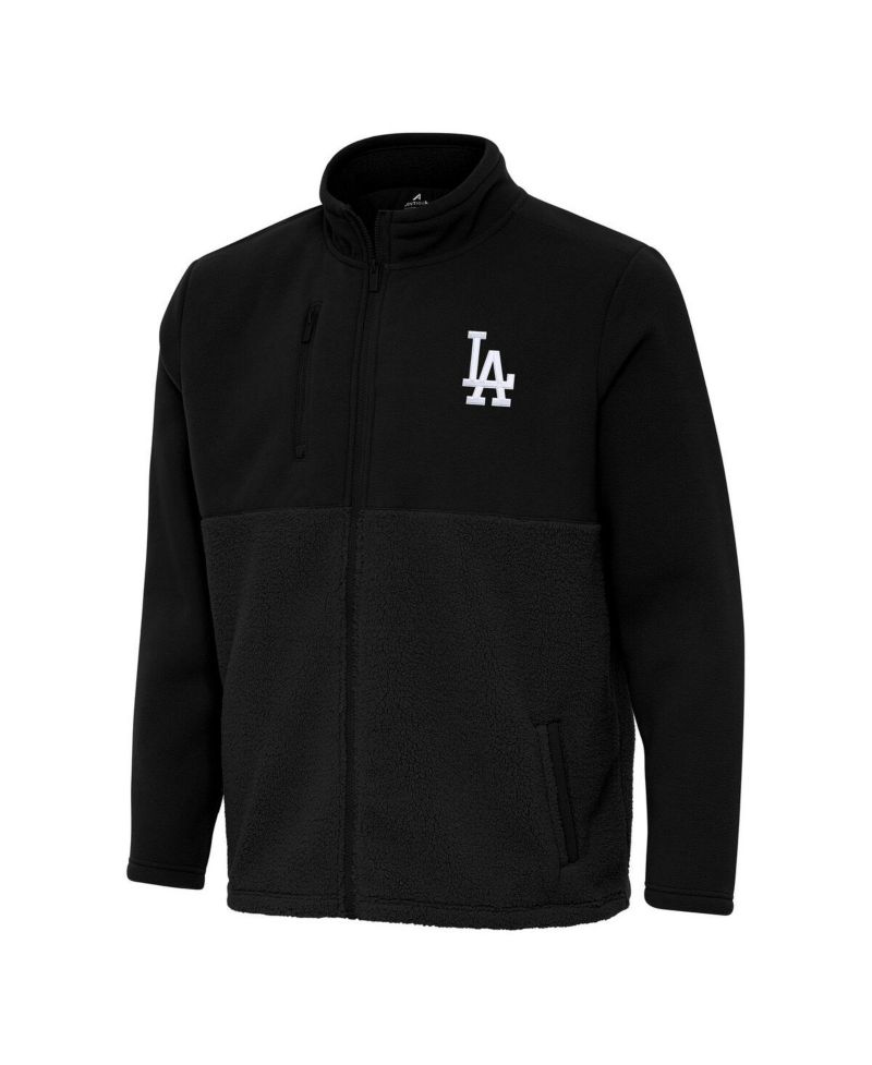 Men's Black Los Angeles Dodgers Daily Fused Full-Zip Jacket