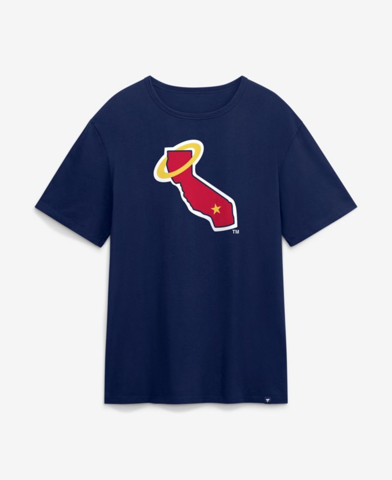 Men's Navy California Angels Alternate Logo Legacy T-Shirt