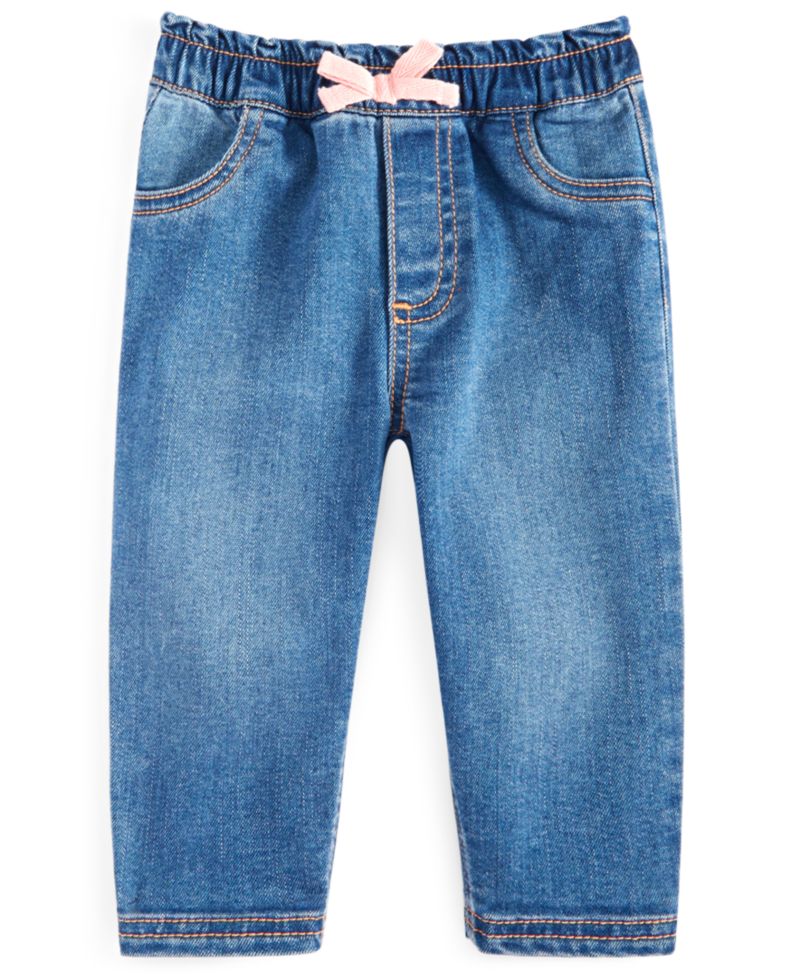 Baby Girls 3M-24M Mix and Match Bow Jeans
