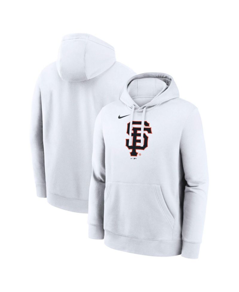 Men's White San Francisco Giants Logo Club Hoodie