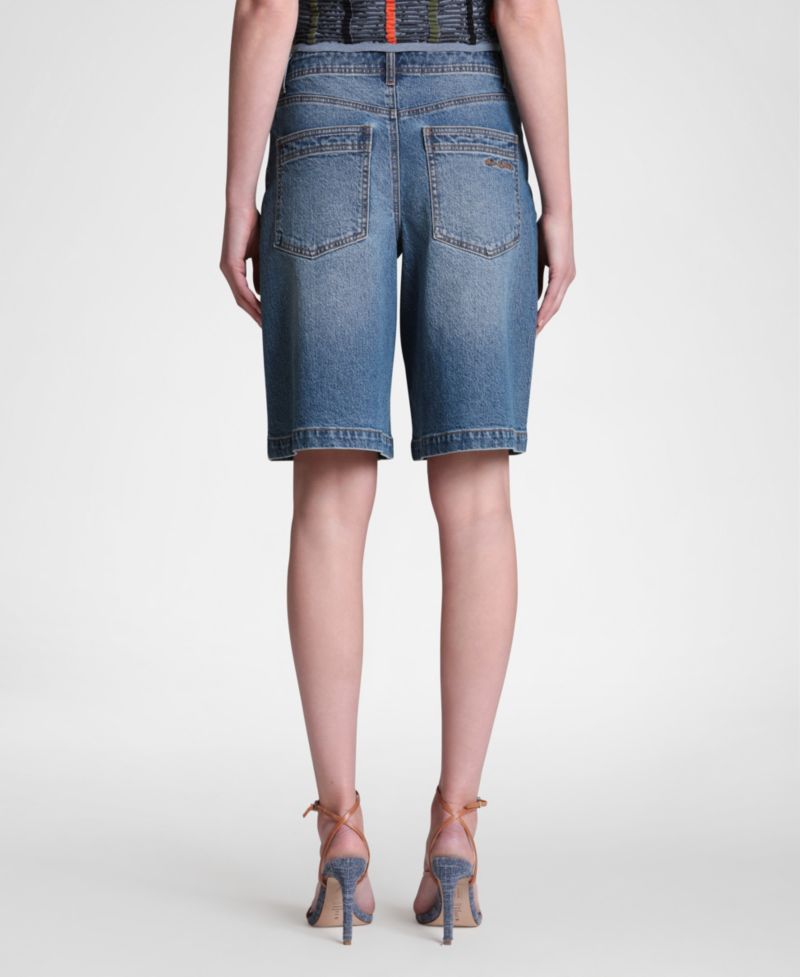 Women's Drawstring Mid-Rise Shorts