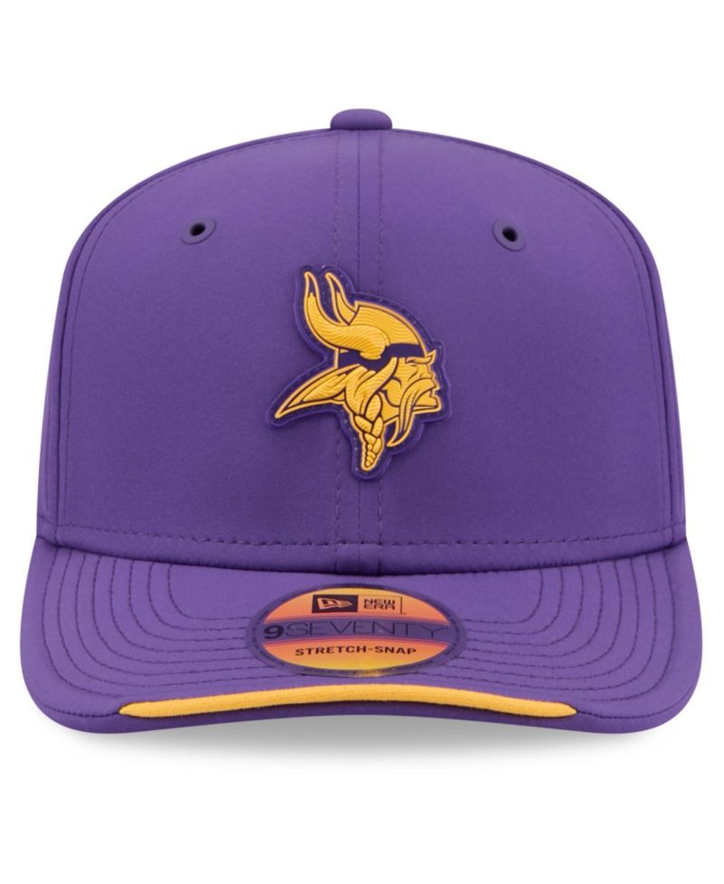 Men's Purple Minnesota Vikings 2026 Sideline 9SEVENTY Adjustable Hat