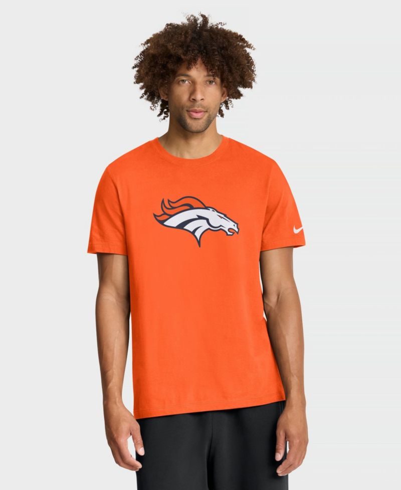 Men's Denver Broncos Logo Crewneck T-Shirt