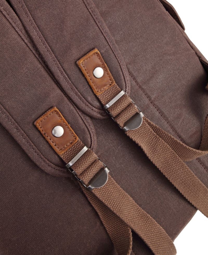 Stone Creek Waxed Canvas Backpack Handbag