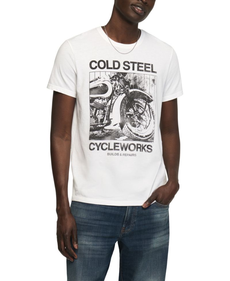 Men's American Customs Motorcycles Graphic T-Shirt