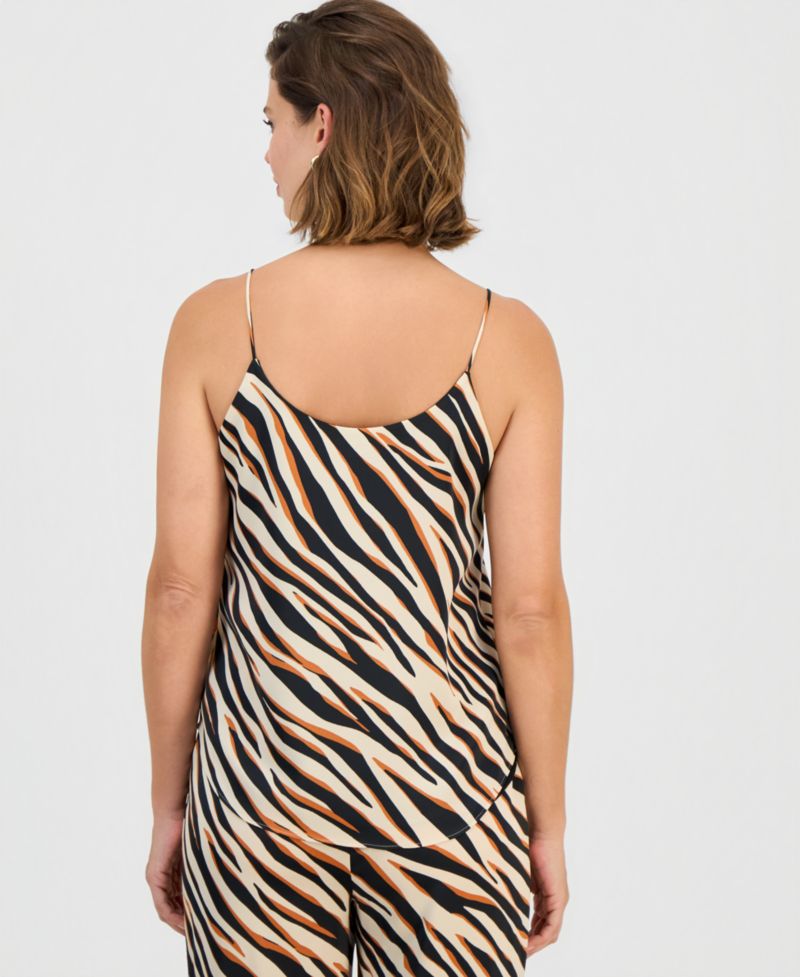 Women's Animal-Print Satin Camisole