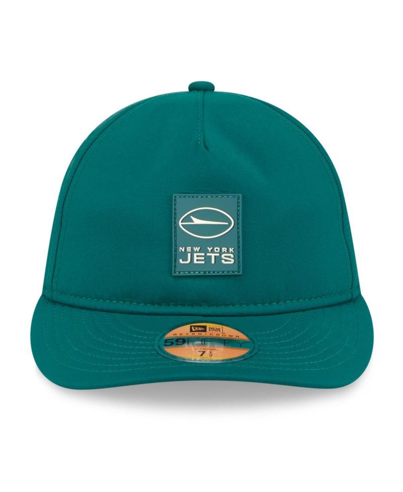 Men's Green New York Jets 2025 Sideline Retro Crown 59FIFTY Fitted Hat