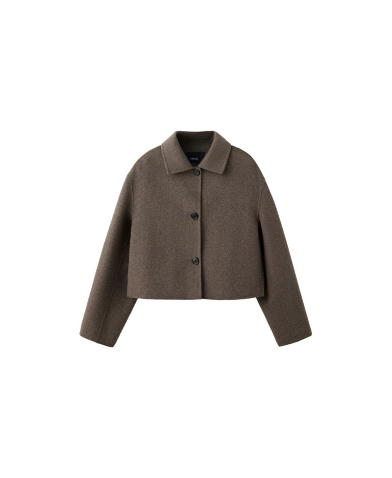 Women's Wool-Blend Cropped Jacket