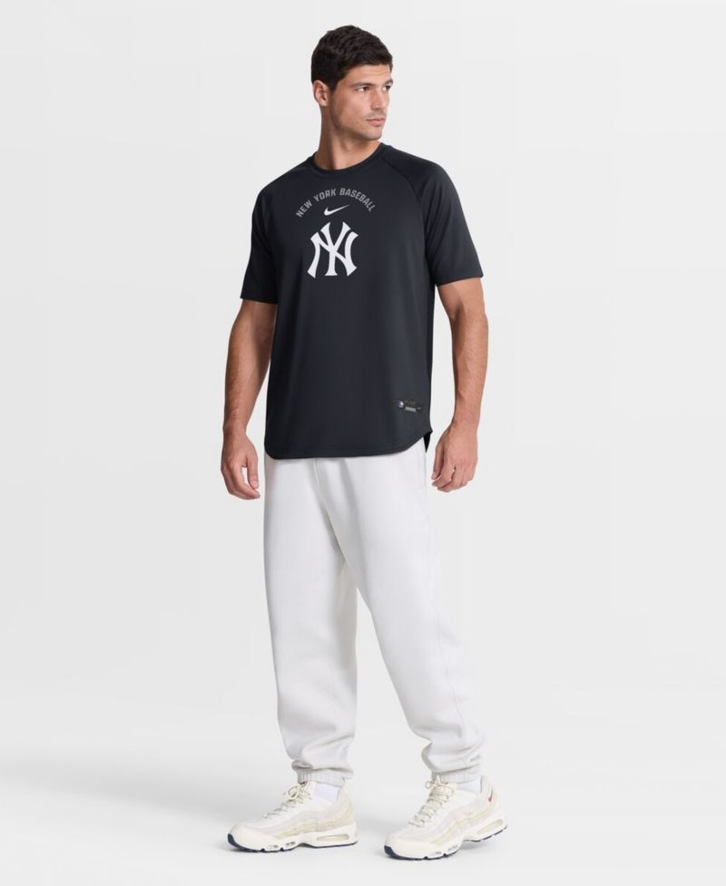 Men's Navy New York Yankees Authentic Collection Batting Practice Pre-Game Raglan Dri-FIT T -Shirt