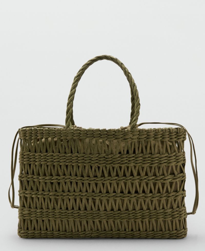 Women's Natural-Fiber Tote Bag