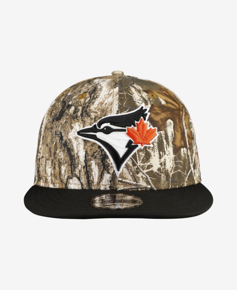 Men's Camo Toronto Blue Jays Realtree Orange Pop 9FIFTY Snapback Hat