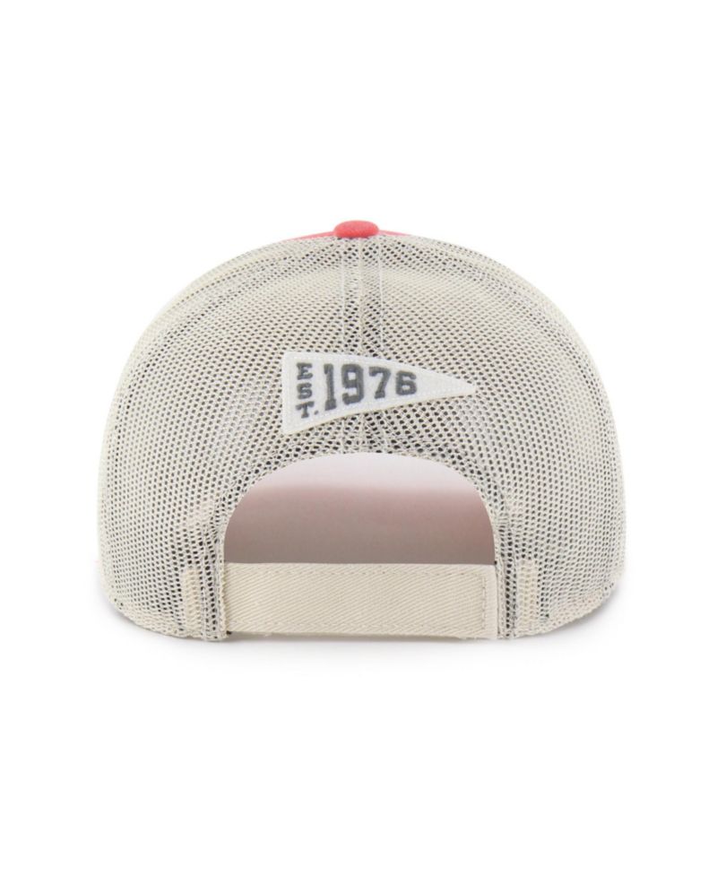 Men's Red Tampa Bay Buccaneers Egremont Well-Worn Adjustable Trucker Hat