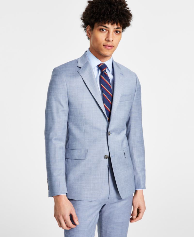 Men's Extra Slim Wool Blend Suit Jacket