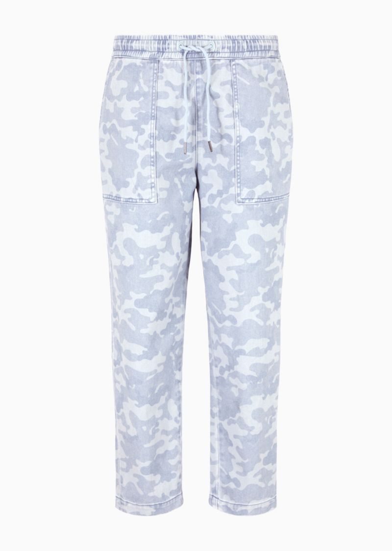 Men's Tonal Camouflage Drawstring Pants