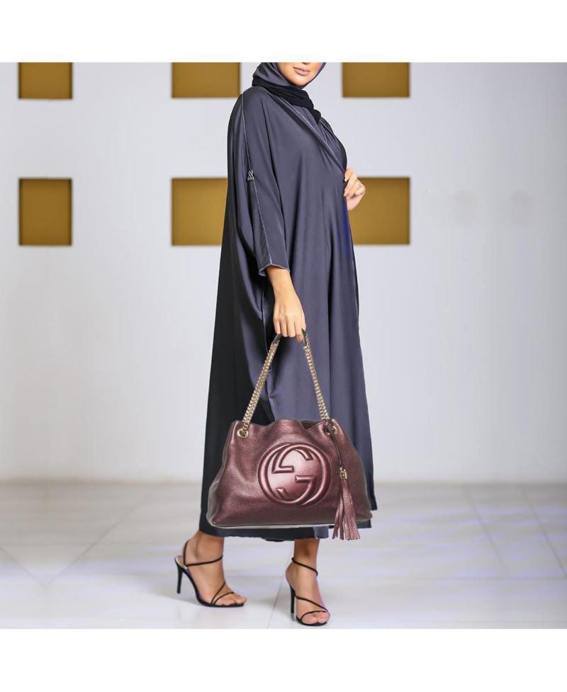 Bamboo Shopper Leather Tote
