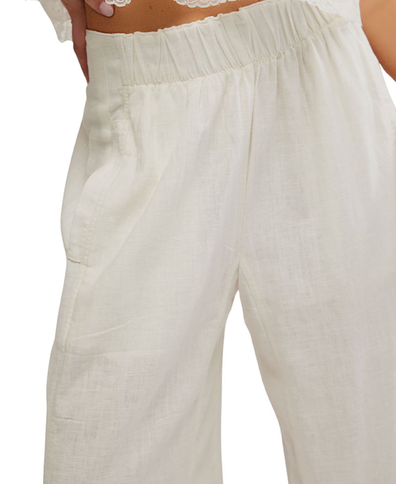 Women's Mid-Rise Wide-Leg Pants