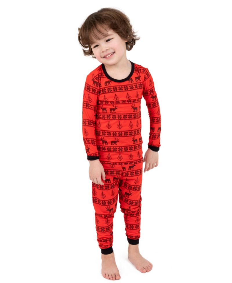 Toddler Two Piece Viscose from Bamboo Holiday Pajamas