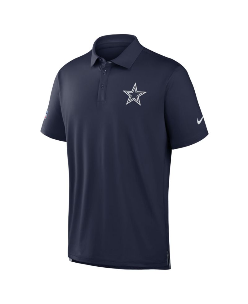 Men's Navy Dallas Cowboys Sideline Tour Dri-FIT Polo Shirt
