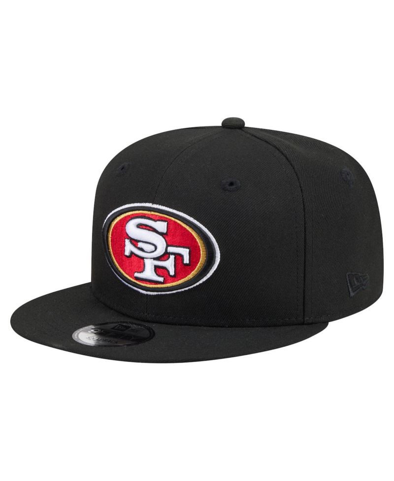 Men's Black San Francisco 49ers 9FIFTY Snapback Hat