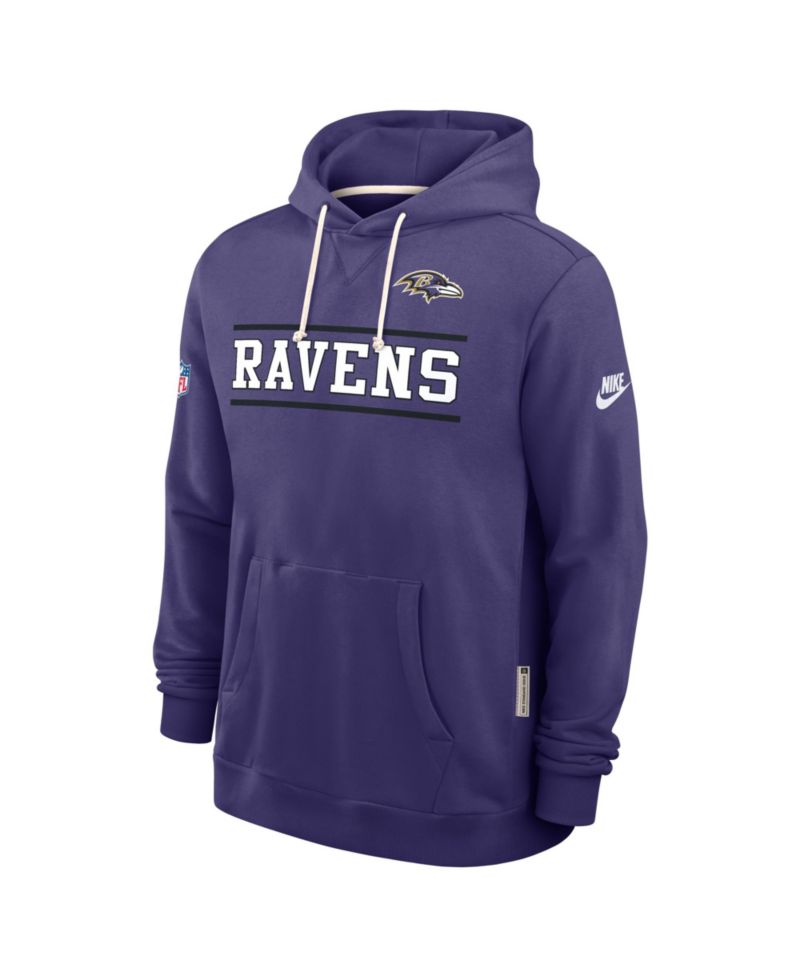 Men's Purple Baltimore Ravens Alt Sideline Standard Issue Dri-FIT Hoodie