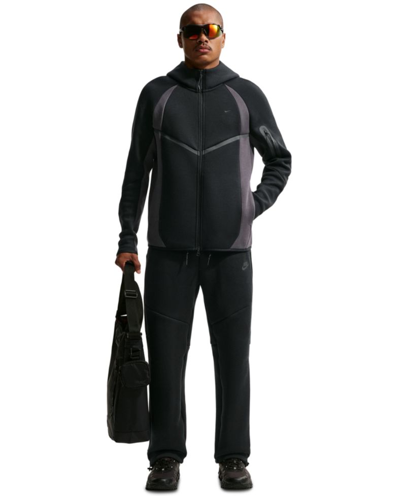 Men's Tech Color-Block Full-Zip Fleece Sweatshirt