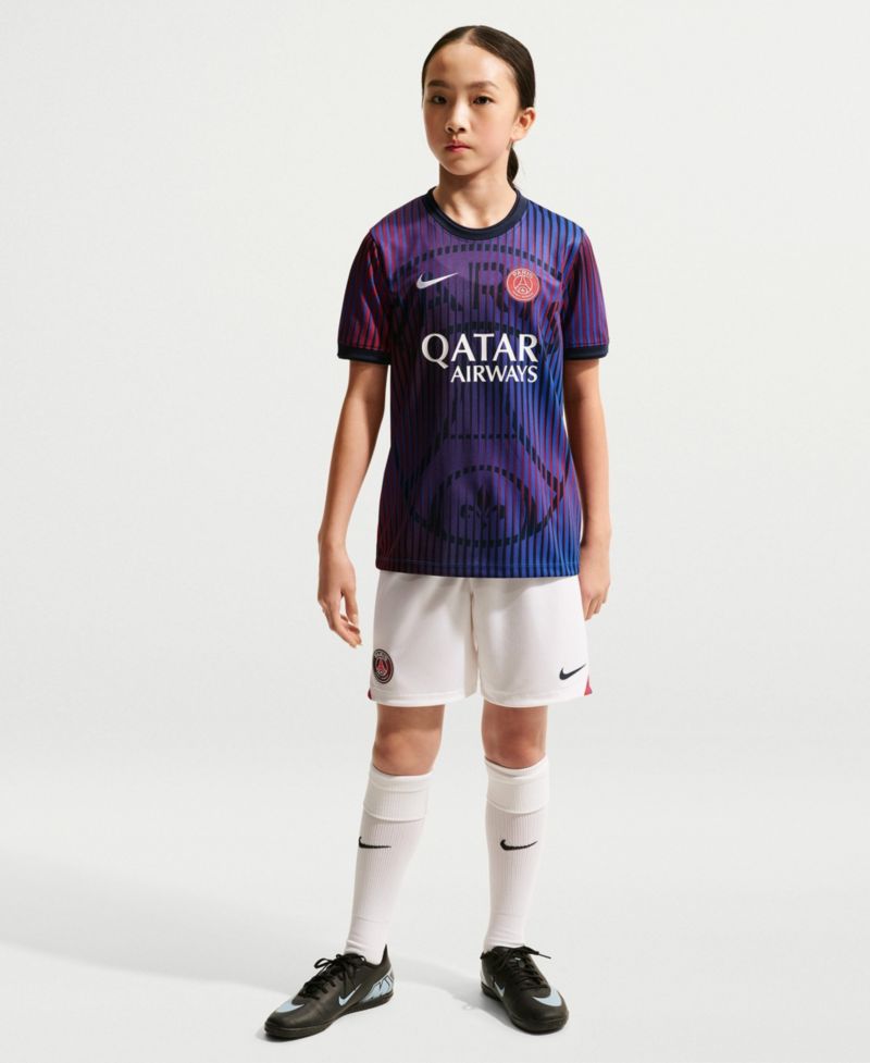 Big Boys and Girls Navy Paris Saint-Germain 2026/27 Dri-FIT Pre-Match Jersey