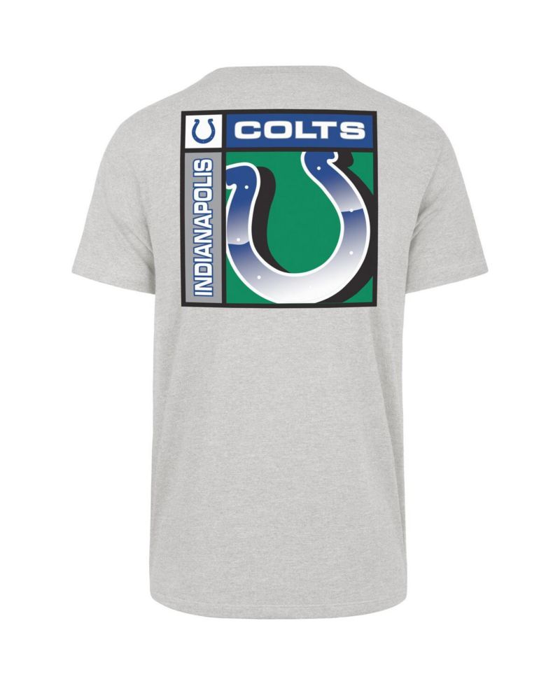 Men's Gray Indianapolis Colts Chrome Plate Franklin T-Shirt