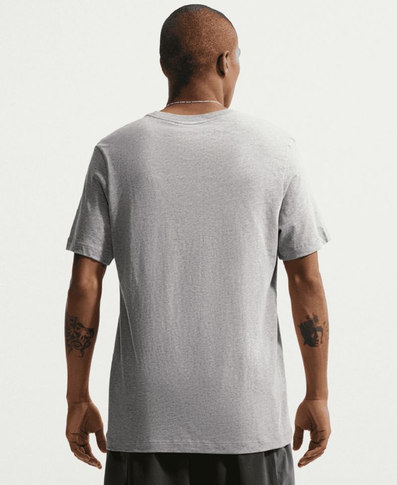 Men's Gray Barcelona Crest Essential T-Shirt