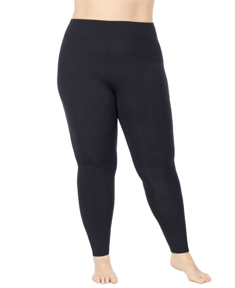 Plus Size Softwear with Stretch High-Waist Leggings