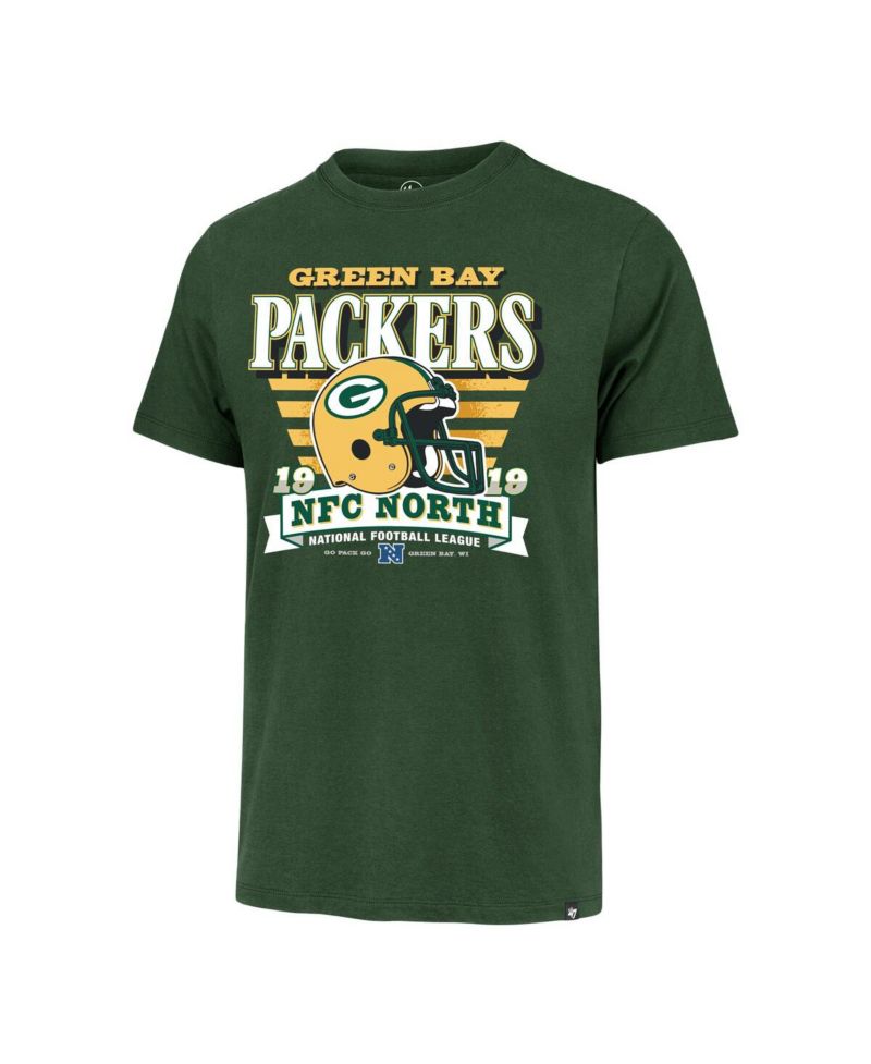 Men's Green Bay Packers Stripe Splash Franklin Throwback T-Shirt