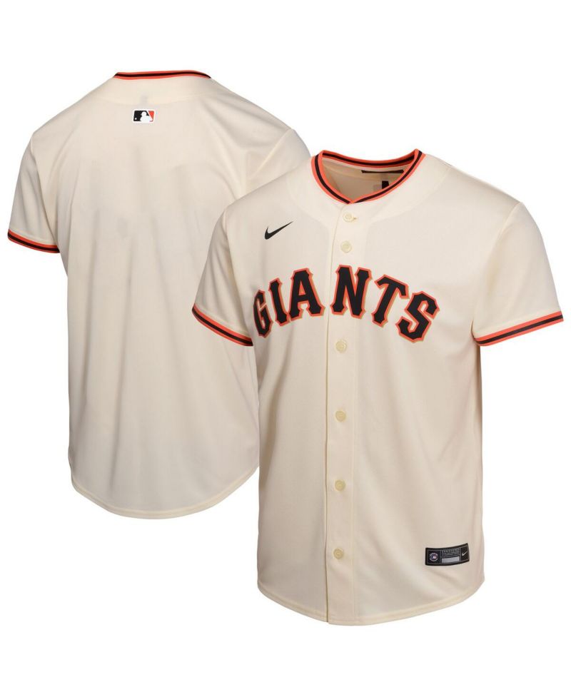 Big Boys and Girls Cream San Francisco Giants Home Game Jersey