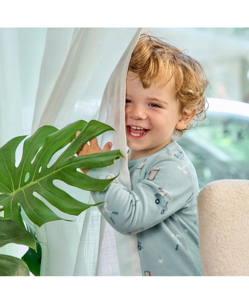 Baby -Pack Footless Fleece Pajamas