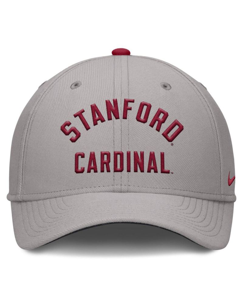 Men's Gray Stanford Cardinal Rise Prep Performance Flex Hat