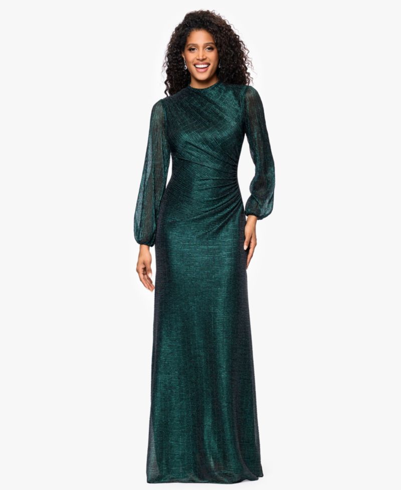 Women's Long Sleeve Ball Gown