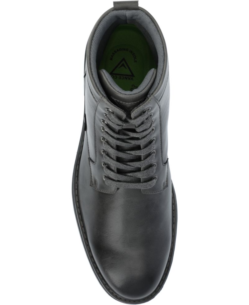 Men's Denver Tru Comfort Foam Plain Toe Lace-Up Ankle Boots