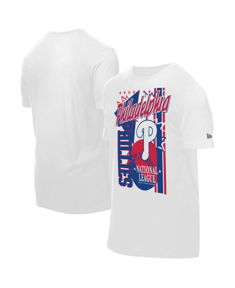 Men's White Philadelphia Phillies Big Graphic Domestic T-Shirt