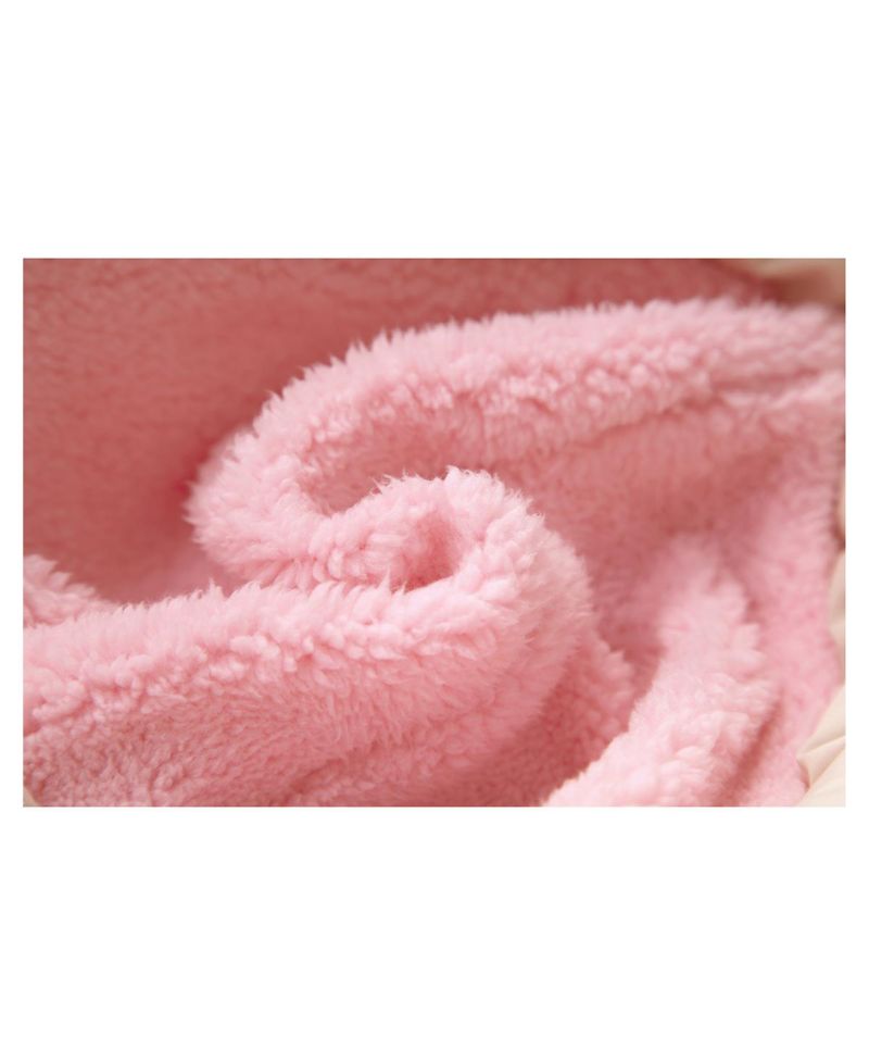 Baby Girls Fleece Lined Heart Puffer Jacket 6-24M