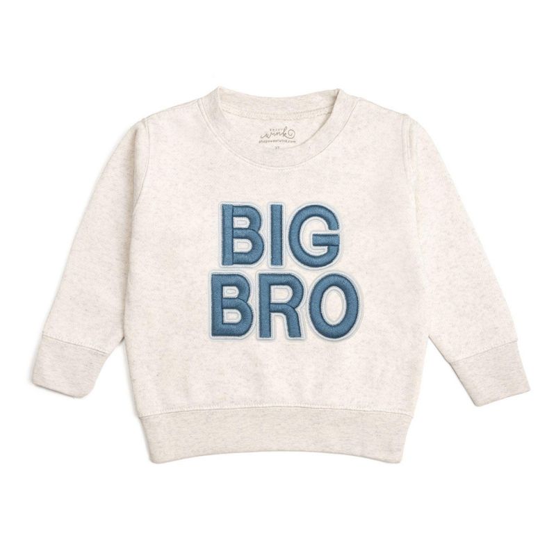 Baby Boys Bro Embroidered Patch Sweatshirt